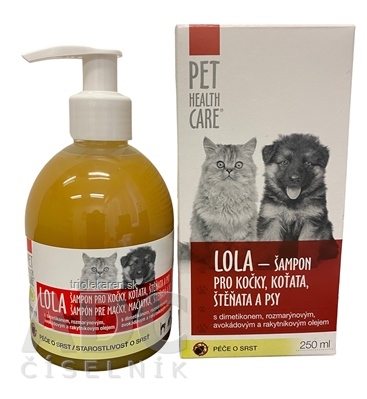 PET HEALTH CARE LOLA šampón pre mačky a psy 250 ml