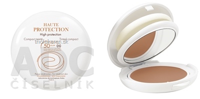 AVENE POUDRE COMPACTE SPF50 DORÉ (MINÉRALE) kompaktný mejkap (tmavý odtieň) 1x10 g