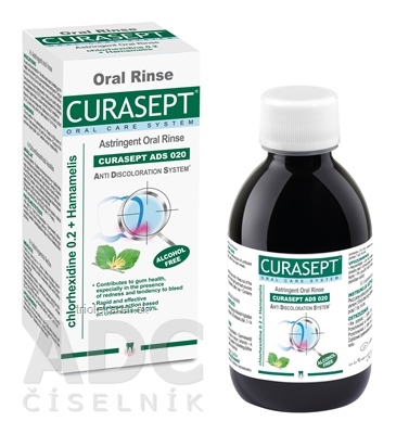 CURASEPT Astringent Ústna voda 1x200 ml