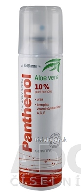 MedPharma PANTHENOL 10% CHLADIVÝ SPREJ Sensitive, s Aloe vera 1x150 ml