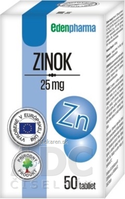 EDENPharma ZINOK 25 mg tbl 1x50 ks