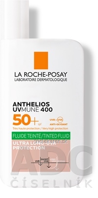 LA ROCHE-POSAY ANTHELIOS UVMUNE 400 SPF50+ fluid s ochranným faktorom mastná pleť 50 ml