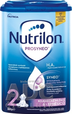 Nutrilon 2 PROSYNEO H.A. Hydrolyzed Advance následná dojčenská výživa 6-12 mesiacov 800 g