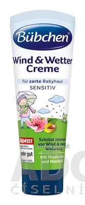 BUBCHEN OCHRANNÝ KRÉM DO VETRA A NEČASU (Wind & Wetter Creme) 1x75 ml