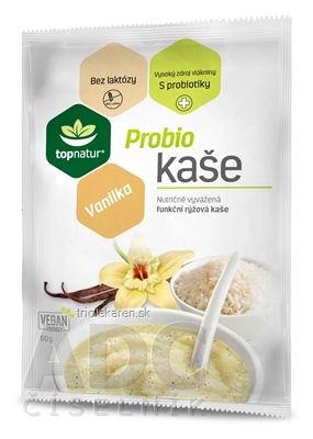 topnatur Probio KAŠA Vanilka instantná ryžová kaša 1x60 g