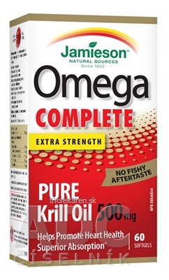 JAMIESON OMEGA COMPLETE PURE KRILL OIL cps 1x60 ks