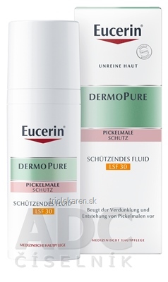 Eucerin DERMOPURE Emulzia SPF30 ochranná, problematická pleť 1x50 ml