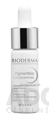 BIODERMA Pigmentbio C-Concentrate zosvetľujúci korektor 1x15 ml