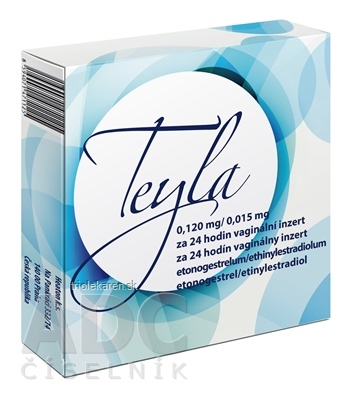 Teyla 0,120 mg/0,015 mg za 24 hodín Vaginálny inzert 3 ks