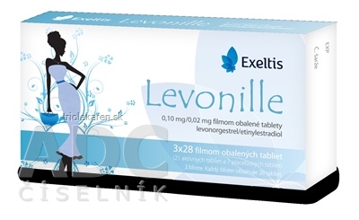 Levonille 0,10 mg/0,02 mg tablety 84 ks