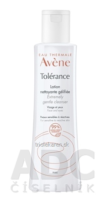 AVENE TOLÉRANCE LOTION NETTOYANTE GÉLIFIÉE vel'mi jemný odličovač 1x200 ml