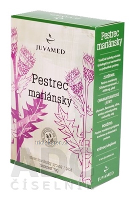 JUVAMED PESTREC MARIÁNSKY - PLOD bylinný čaj sypaný 1x70 g