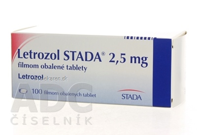 Letrozol STADA 2,5 mg filmom obalené tablety 100 ks