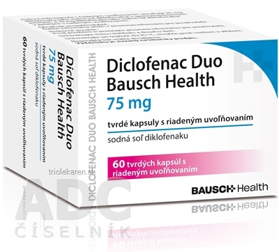 Diclofenac Duo Bausch Health 75 mg kapsuly 60 ks