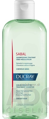 DUCRAY SABAL SHAMPOOING šampón regulujúci tvorbu mazu 1x200 ml