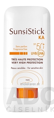 AVENE SunsiStickKA SPF50+ dermálna tyčinka (veľmi vysoká ochrana) 1x20 g