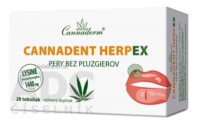 Cannaderm CANNADENT HERPEX kapsuly 28 ks