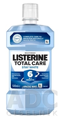 LISTERINE TOTAL CARE STAY WHITE ústna voda 500 ml