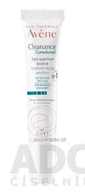 AVENE CLEANANCE COMEDOMED Emulzia lokálna vysušujúca, akné, citlivá pleť 1x15 ml