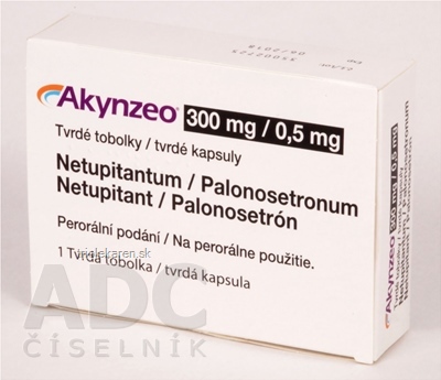 Akynzeo 300 mg/0,5 mg tvrdé kapsuly 1 ks