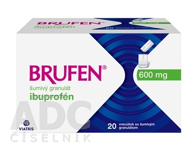 BRUFEN 600 mg gra eff 1x20 vrecúšok