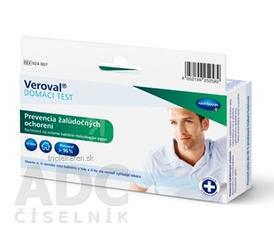 Veroval PREVENCIA ŽALÚDOČNÝCH OCHORENÍ domáci test 1x1 ks