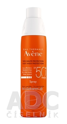 AVENE SPRAY SPF50+ (inov. 2019) sprej veľmi vysoká ochrana citlivej kože 1x200 ml