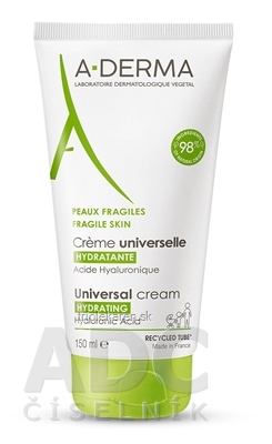 A-DERMA CRÉME UNIVERSELLE HYDRATANTE hydratačný krém pre krehkú kožu 1x150 ml