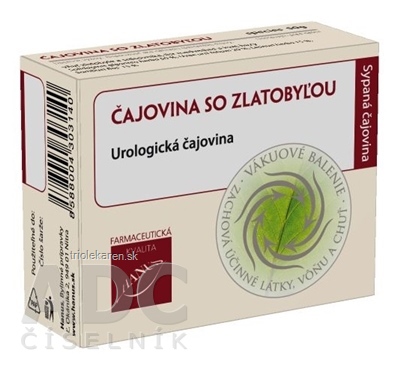 HANUS ČAJOVINA SO ZLATOBYĽOU vákuové bal. 1x50 g