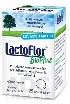 LactoFlor BioPlus žuvacie tablety 1x25 ks