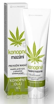 Konopné mazanie 10% konopného oleja 1x100 ml