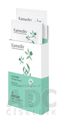 Kamedis CLEAR Pimple Patch náplasť na vyrážky, piremer 12 mm, 1x24 ks