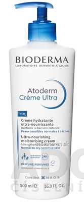 BIODERMA Atoderm Krém Ultra hydratačný a ultra výživný, parfumovaný 1x500 ml