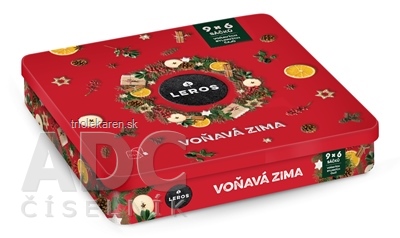 LEROS VOŇAVÁ ZIMA 9 druhov čajov po 6 nálevových vrecúšok (inov. 2023) (93 g), 1x1 set