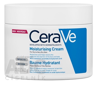 CeraVe HYDRATAČNÝ KRÉM na suchú až veľmi suchú pokožku (MB112200) 1x340 g