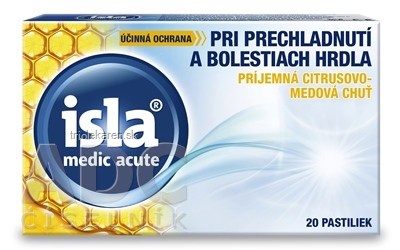 ISLA MEDIC acute citrus-med pastilky 20 ks