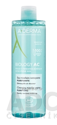 A-DERMA BIOLOGY AC Čistiaca micelárna voda pleť so sklonom k akné 1x400 ml