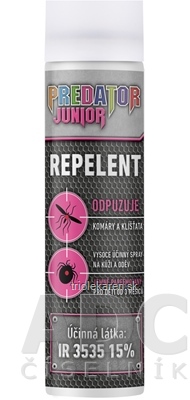 PREDATOR REPELENT JUNIOR sprej proti komárom a kliešťom 90 ml