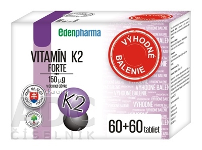 EDENPharma VITAMÍN K2 Forte tbl 2x60 (120 ks)