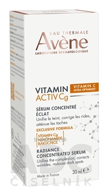 AVENE VITAMIN ACTIV Cg Sérum korekčné rozjasňujúce zjednotenie pleti 30 ml