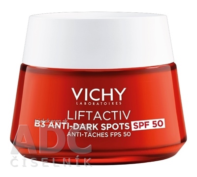 VICHY LIFTACTIV B3 ANTI-DARK SPOTS SPF 50 krém proti pigmentovým škvrnám a vráskam 50 ml