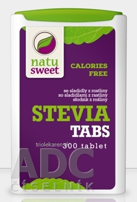 NATUSWEET STEVIA TABS sladidlo, tablety 1x300 ks