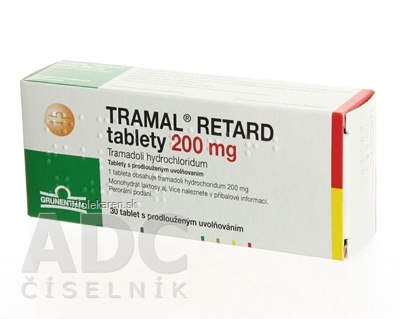 TRAMAL RETARD tablety 200 mg 30 ks