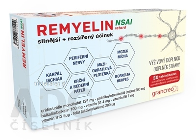 REMYELIN NSAI retard tablety s predĺženým uvoľňovaním 30 ks