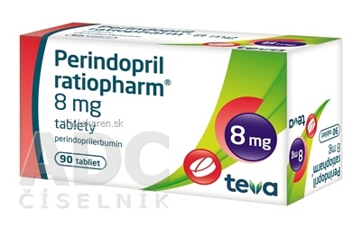 Perindopril ratiopharm 8 mg tablety 9 x 10 ks