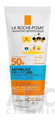 LA ROCHE-POSAY ANTHELIOS DP LOTION SPF50+ hydratačné mlieko pre deti 75 ml