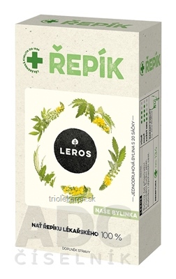 LEROS REPÍK bylinný čaj, nálevové vrecúška (inov.2021) 20x1,5 g (30 g)