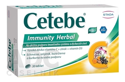 Cetebe Immunity Herbal tablety 30 ks