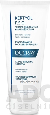 DUCRAY KERTYOL PSO SHAMPOOING (inov.2021) závažné stavy lupín (psoriáza) 1x200 ml