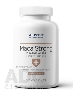 ALIVER Maca Peruánska STRONG kapsuly 120 ks